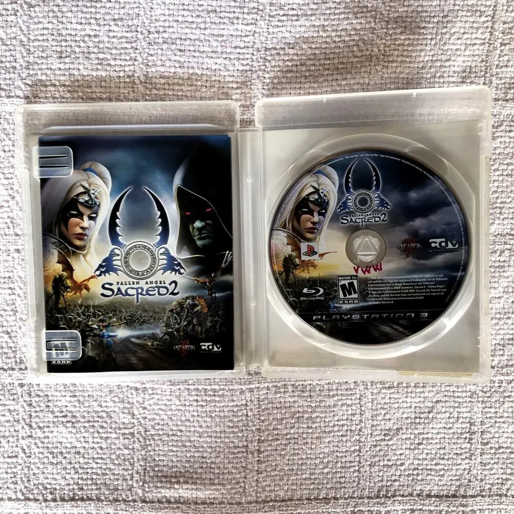 Fallen Angel Sacred 2 PS3 PlayStation 3 Complete‎ CIB Ascaron CDV Mature 2009